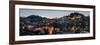 Night view of the Baguio City, Luzon, Philippines-null-Framed Photographic Print