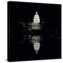 Night View of the Capitol, 1793-1830-null-Stretched Canvas
