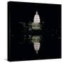 Night View of the Capitol, 1793-1830-null-Stretched Canvas