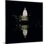 Night View of the Capitol, 1793-1830-null-Mounted Giclee Print