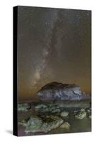 Night View of the Milky Way from Himalaya Beach, Sonora, Mexico, North America-Michael Nolan-Stretched Canvas