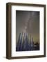 Night View of the Milky Way with Organ Pipe Cactus (Stenocereus Thurberi) in Foreground-Michael Nolan-Framed Photographic Print