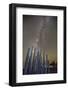 Night View of the Milky Way with Organ Pipe Cactus (Stenocereus Thurberi) in Foreground-Michael Nolan-Framed Photographic Print