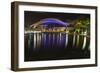 Night View of the Puerto Rican Convention Center-George Oze-Framed Photographic Print