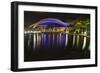 Night View of the Puerto Rican Convention Center-George Oze-Framed Photographic Print