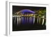 Night View of the Puerto Rican Convention Center-George Oze-Framed Photographic Print
