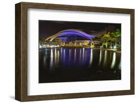 Night View of the Puerto Rican Convention Center-George Oze-Framed Photographic Print