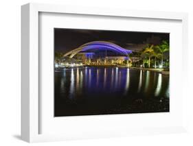 Night View of the Puerto Rican Convention Center-George Oze-Framed Photographic Print