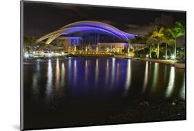 Night View of the Puerto Rican Convention Center-George Oze-Mounted Photographic Print