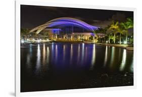 Night View of the Puerto Rican Convention Center-George Oze-Framed Photographic Print