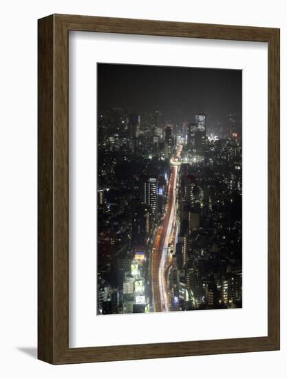 Night View of Tokyo from Tokyo City View Observation Deck, Roppongi Hills, Tokyo, Japan-Stuart Black-Framed Photographic Print