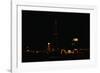 Night View of Tokyo Tower Located in Center of City-null-Framed Photographic Print