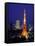 Night View of Tokyo Tower-null-Framed Stretched Canvas