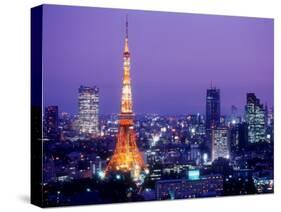 Night View of Tokyo Tower-null-Stretched Canvas