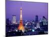 Night View of Tokyo Tower-null-Mounted Premium Photographic Print