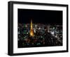 Night View of Tokyo Tower-null-Framed Photographic Print