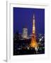 Night View of Tokyo Tower-null-Framed Photographic Print