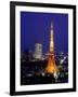 Night View of Tokyo Tower-null-Framed Photographic Print