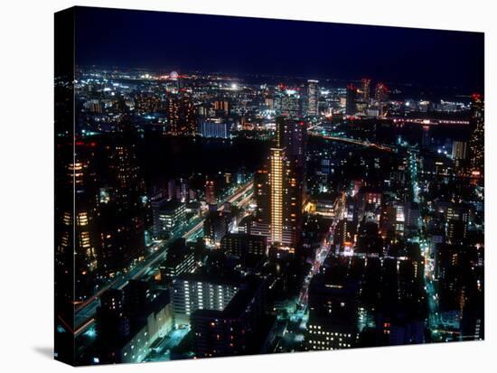 Night View of Tokyo-null-Stretched Canvas