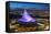 Night View over Khan Shatyr Entertainment Center, Astana, Kazakhstan, Central Asia-Gavin Hellier-Framed Stretched Canvas