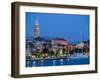 Night View, Split, Croatia-Russell Young-Framed Premium Photographic Print