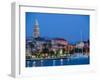 Night View, Split, Croatia-Russell Young-Framed Premium Photographic Print