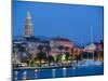 Night View, Split, Croatia-Russell Young-Mounted Premium Photographic Print