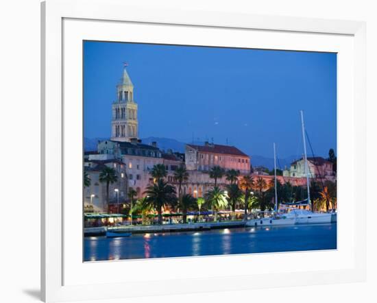 Night View, Split, Croatia-Russell Young-Framed Photographic Print