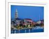 Night View, Split, Croatia-Russell Young-Framed Photographic Print