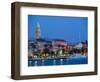 Night View, Split, Croatia-Russell Young-Framed Photographic Print