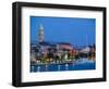 Night View, Split, Croatia-Russell Young-Framed Photographic Print