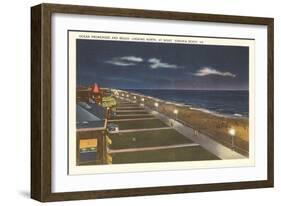 Night, Virginia Beach, Virginia-null-Framed Art Print