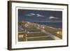 Night, Virginia Beach, Virginia-null-Framed Art Print