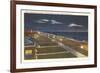 Night, Virginia Beach, Virginia-null-Framed Premium Giclee Print