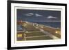 Night, Virginia Beach, Virginia-null-Framed Premium Giclee Print