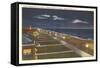 Night, Virginia Beach, Virginia-null-Framed Stretched Canvas