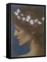 Night (W/C & Bodycolour on Paper) (See 48895)-Edward Robert Hughes-Framed Stretched Canvas