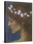 Night (W/C & Bodycolour on Paper) (See 48895)-Edward Robert Hughes-Stretched Canvas