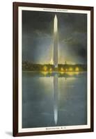 Night, Washington Monument, Washington D.C.-null-Framed Art Print