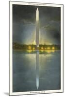 Night, Washington Monument, Washington D.C.-null-Mounted Art Print
