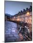 Night Winter Street Scene in Bath, Somerset, England-Tim Kahane-Mounted Photographic Print