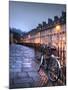 Night Winter Street Scene in Bath, Somerset, England-Tim Kahane-Mounted Photographic Print