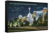 Night, World's Fair, San Francisco, California-null-Framed Stretched Canvas