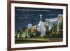 Night, World's Fair, San Francisco, California-null-Framed Premium Giclee Print