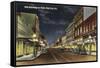 Night, Ybor City, Florida-null-Framed Stretched Canvas