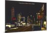 Night, Yonge Street, Toronto-null-Mounted Premium Giclee Print