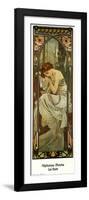 Night-Alphonse Mucha-Framed Art Print