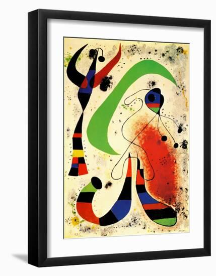 Night-Joan Miro-Framed Art Print