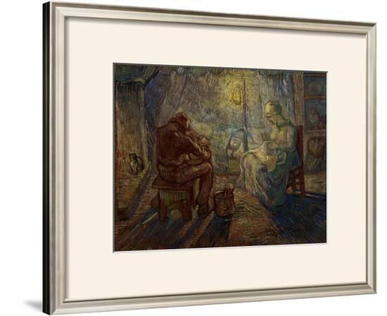 Night-Vincent van Gogh-Framed Giclee Print