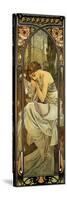 Night-Alphonse Mucha-Stretched Canvas